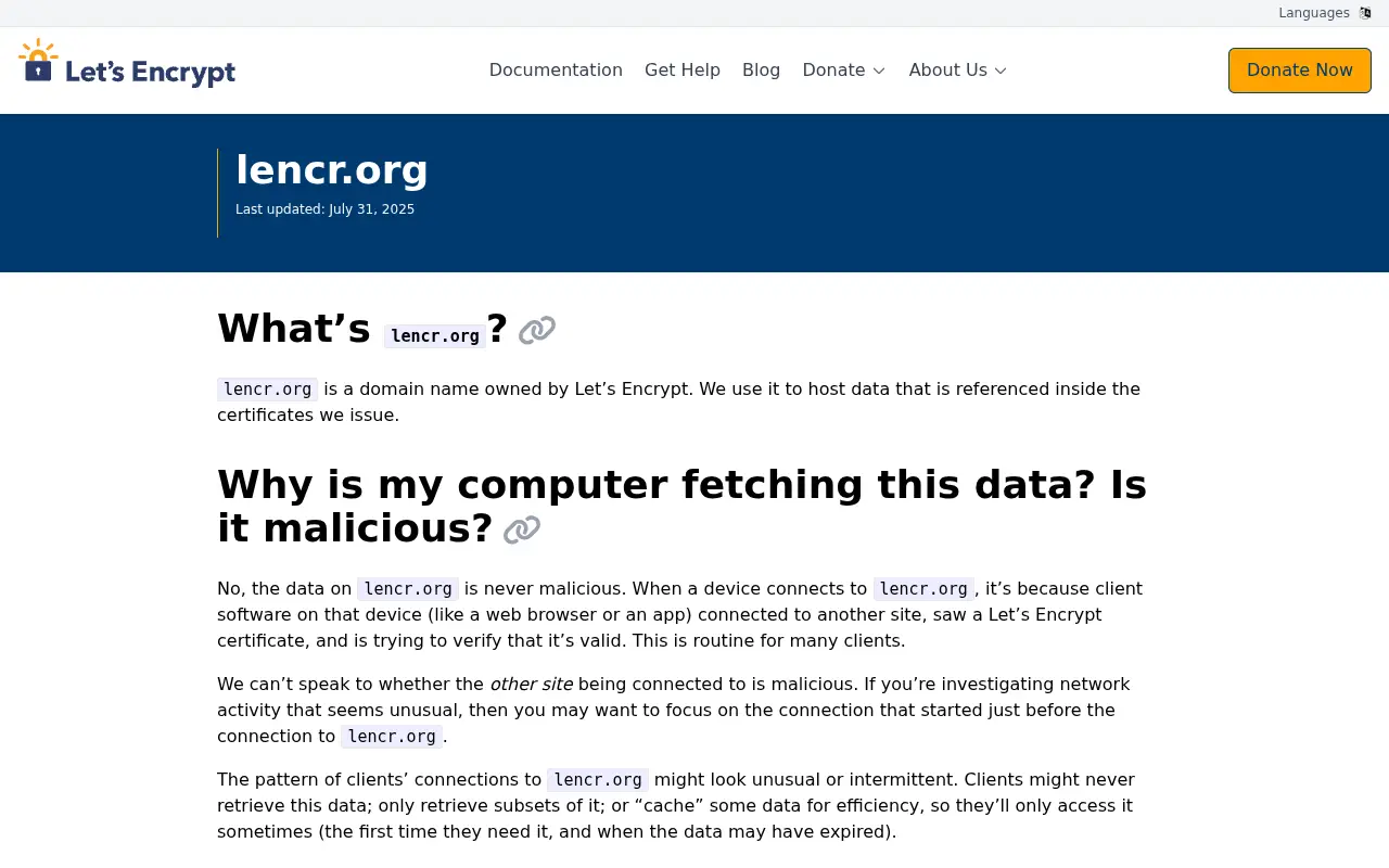 lencr.org in 2026
