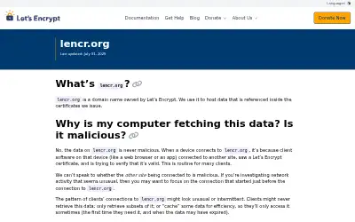 lencr.org in 2026