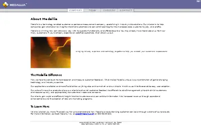 medallia.com in 2004