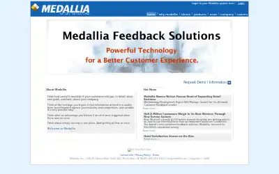 medallia.com in 2008