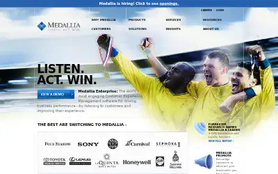 medallia.com in 2012