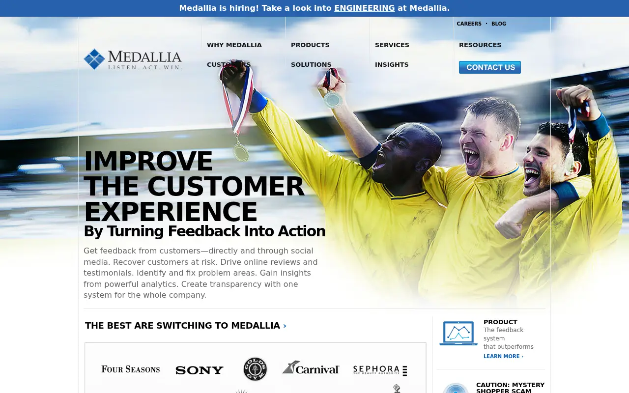medallia.com in 2013