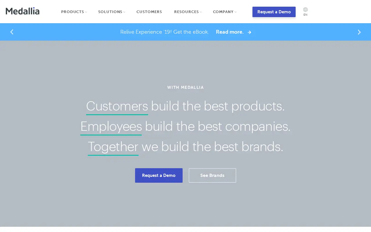 medallia.com in 2019