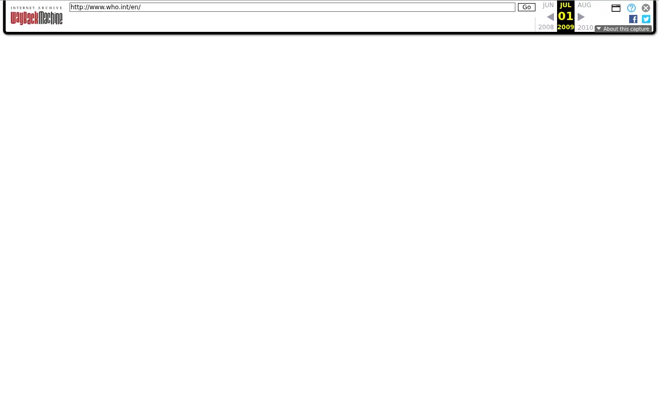 who.int in 2009
