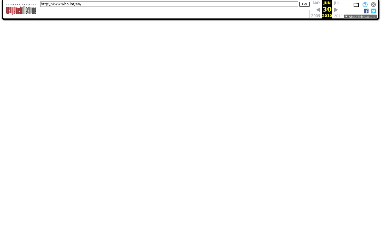 who.int in 2010