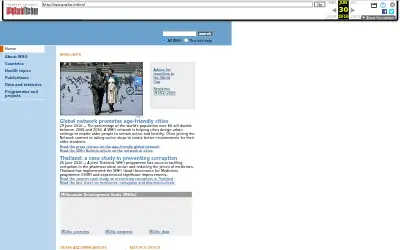 who.int in 2010