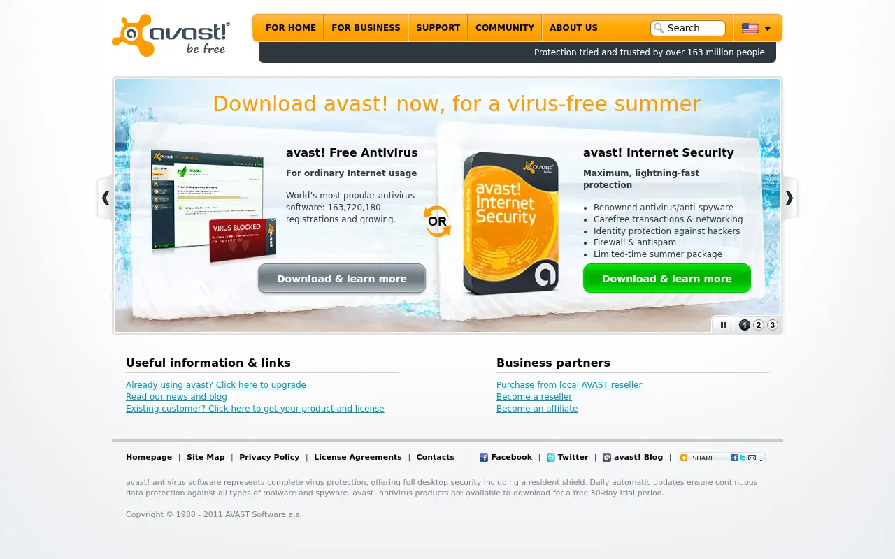 avast.com in 2011