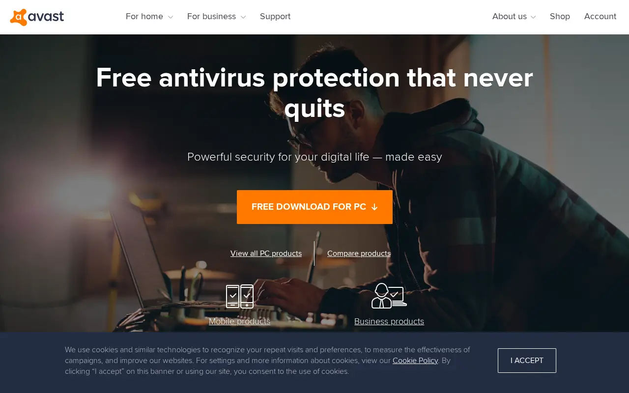 avast.com in 2018
