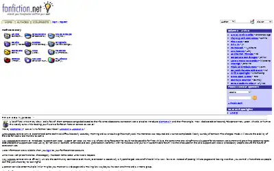 fanfiction.net in 2001