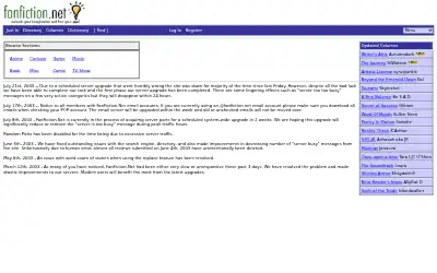 fanfiction.net in 2003