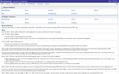 fanfiction.net in 2009