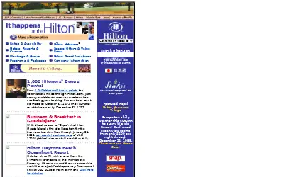hilton.com in 1999