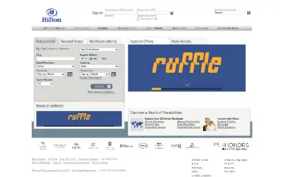 hilton.com in 2010