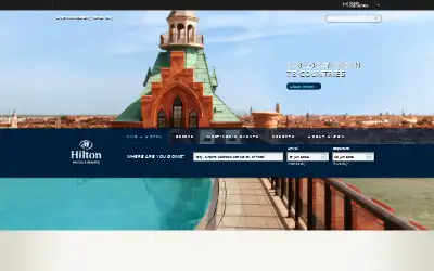hilton.com in 2012