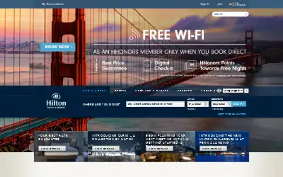 hilton.com in 2015