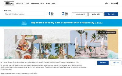 hilton.com in 2022