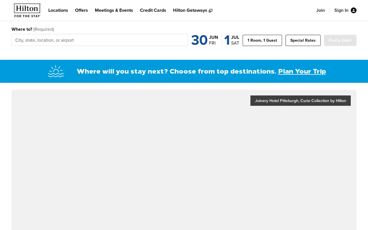 hilton.com in 2023