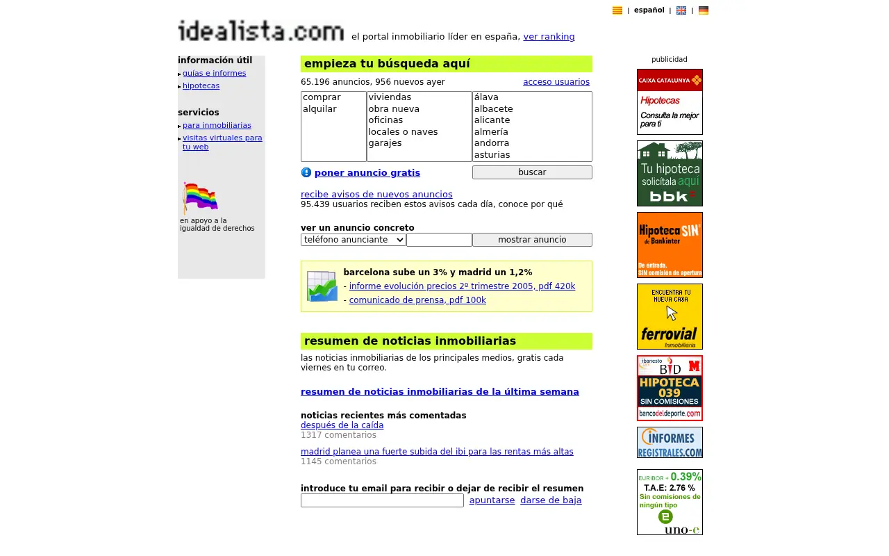 idealista.com on July 1, 2005