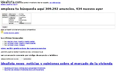idealista.com in 2009