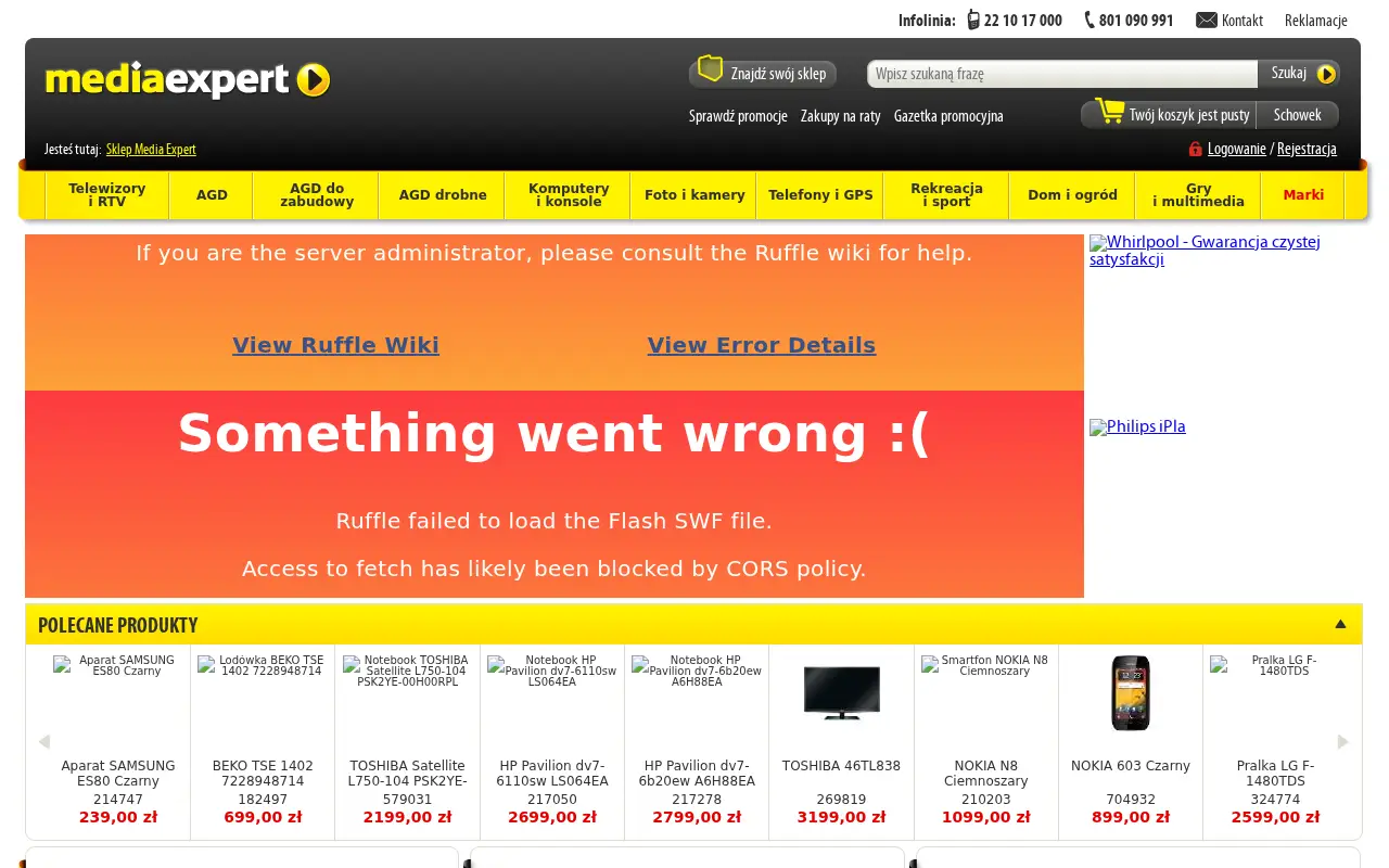 mediaexpert.pl in 2012
