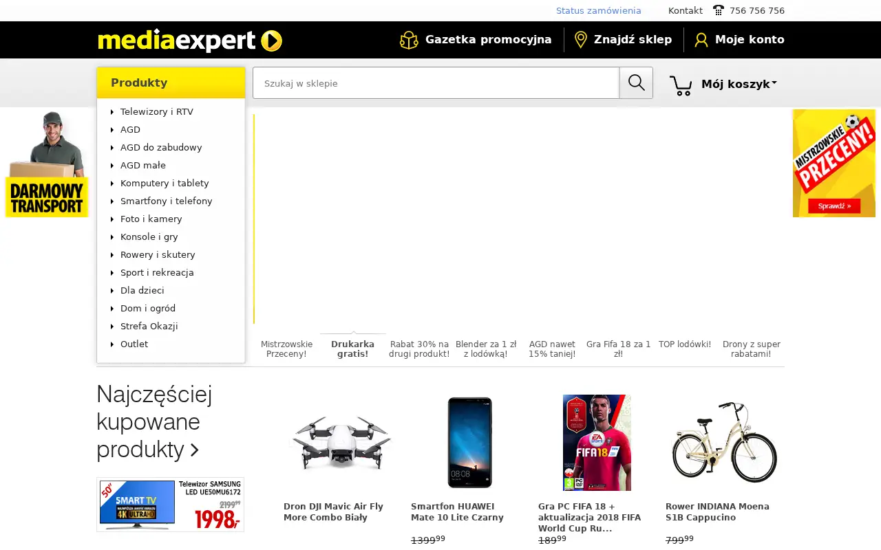 mediaexpert.pl in 2018