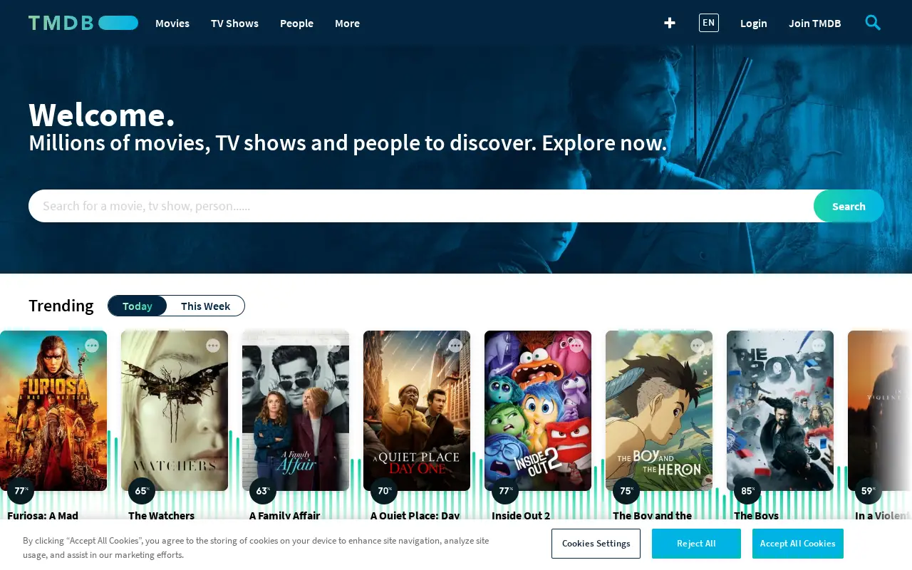 themoviedb.org in 2024